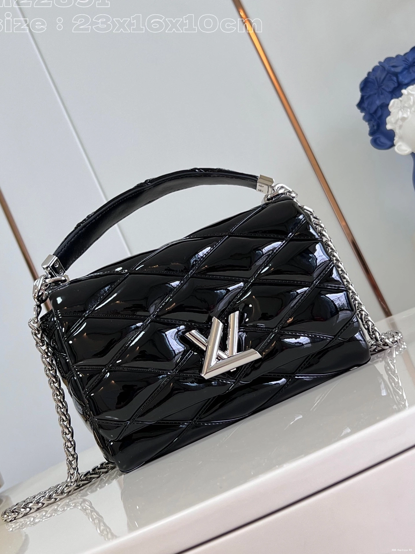 Aaa replica bags VUITTON GO-14-23*16*10CM Pico LOUIS 0716